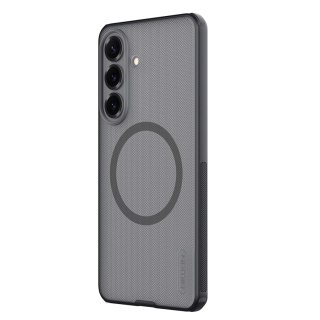 Etui Nillkin Super Frosted Shield Pro Magnetic kompatybilne z MagSafe na Samsung Galaxy S26+ - półprzezroczysto-czarne