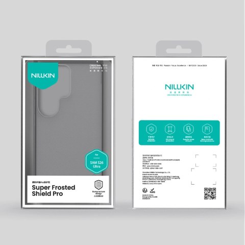 Etui Nillkin Super Frosted Shield Pro na Samsung Galaxy S26 - półprzezroczysto-czarne