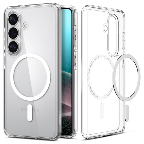 Etui Spigen Ultra Hybrid Mag MagSafe na Samsung Galaxy S26 - przezroczysto-białe