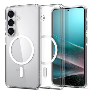 Etui Spigen Ultra Hybrid Mag MagSafe na Samsung Galaxy S26 - przezroczysto-białe