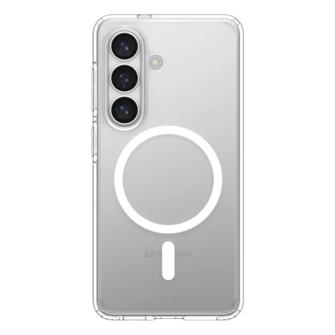 Etui Spigen Ultra Hybrid Mag MagSafe na Samsung Galaxy S26 - przezroczysto-białe