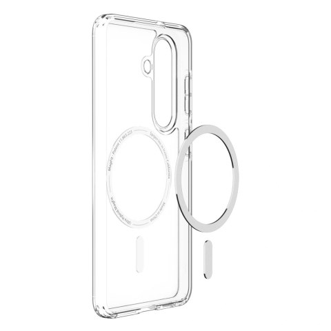 Etui Spigen Ultra Hybrid Mag MagSafe na Samsung Galaxy S26 - przezroczysto-białe