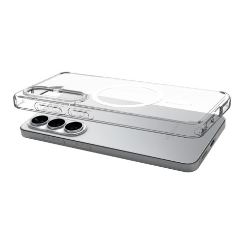 Etui Spigen Ultra Hybrid Mag MagSafe na Samsung Galaxy S26 - przezroczysto-białe