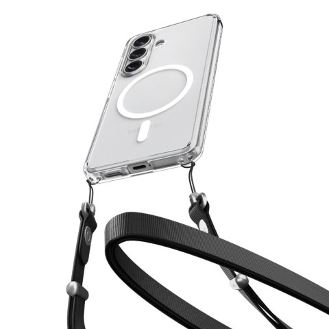 Etui Spigen Ultra Hybrid Mag MagSafe na Samsung Galaxy S26 - przezroczysto-białe