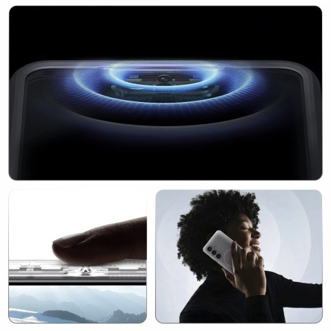 Etui Spigen Ultra Hybrid Mag MagSafe na Samsung Galaxy S26 - przezroczysto-białe
