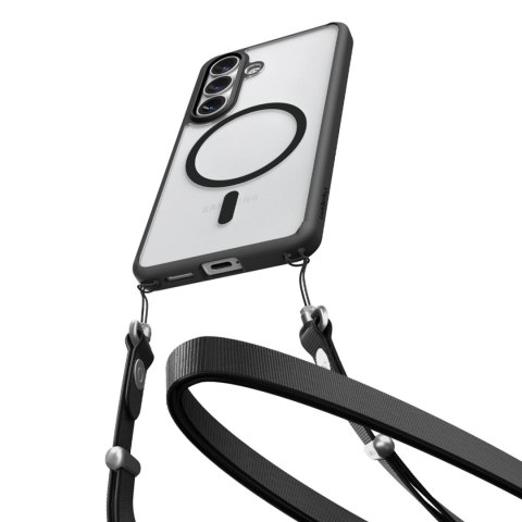 Etui Spigen Ultra Hybrid Mag MagSafe na Samsung Galaxy S26 - przezroczysto-czarne