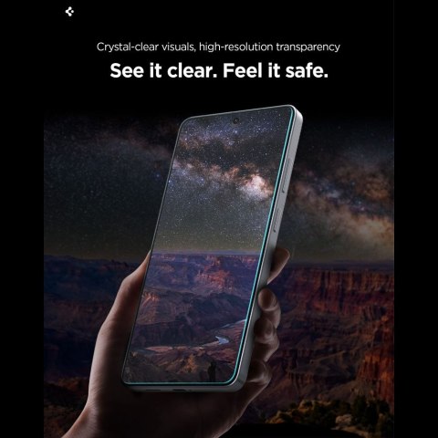 SZKŁO HARTOWANE SPIGEN GLAS.TR "EZ FIT PRO AC" HD 2-PACK GALAXY S26+ PLUS CLEAR