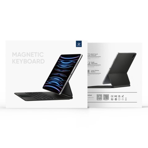 Etui Dux Ducis Keyboard (MK Series) z klawiaturą Bluetooth na iPad Pro 11" 2024 - czarna