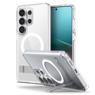 Etui Spigen Ultra Hybrid S Mag MagSafe na Samsung Galaxy S26 Ultra - przezroczysto-białe