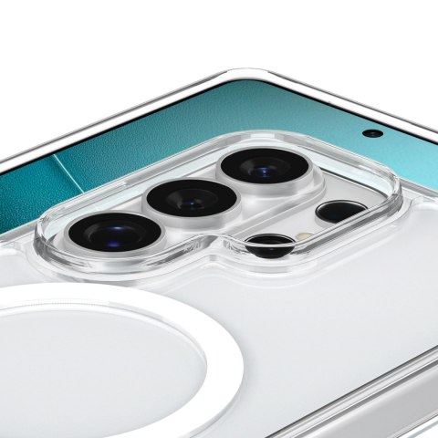 Etui Spigen Ultra Hybrid S Mag MagSafe na Samsung Galaxy S26 Ultra - przezroczysto-białe