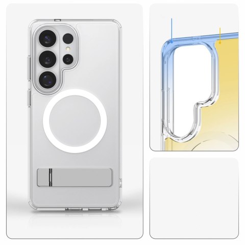 Etui Spigen Ultra Hybrid S Mag MagSafe na Samsung Galaxy S26 Ultra - przezroczysto-białe