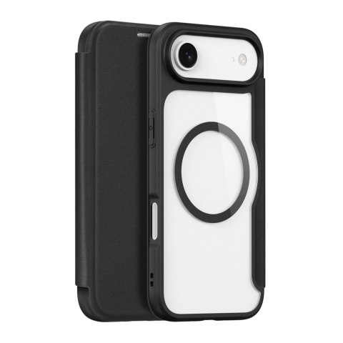 Etui Dux Ducis Skin X Pro na iPhone 17 Air z portfelem, kompatybilne z MagSafe - czarne