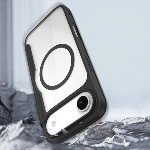 Etui Dux Ducis Skin X Pro na iPhone 17 Air z portfelem, kompatybilne z MagSafe - czarne