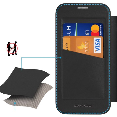 Etui Dux Ducis Skin X Pro na iPhone 17 Pro Max z portfelem, kompatybilne z MagSafe - czarne