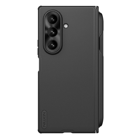 Etui Nillkin Super Frosted Shield Fold Magnetic na Samsung Galaxy Z Fold 7 kompatybilne z MagSafe z miejscem na S Pen - czarne