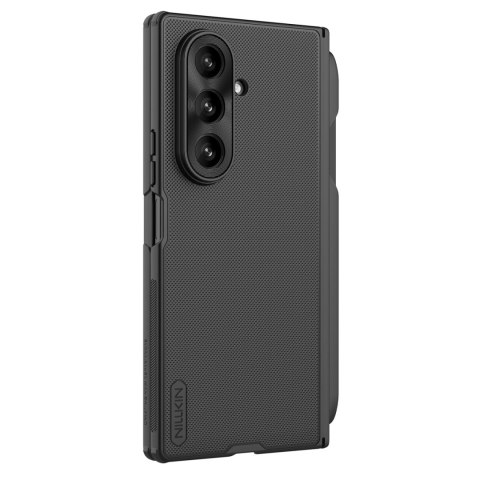 Etui Nillkin Super Frosted Shield Fold Magnetic na Samsung Galaxy Z Fold 7 kompatybilne z MagSafe z miejscem na S Pen - czarne
