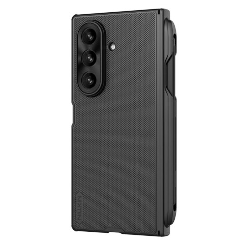 Etui Nillkin Super Frosted Shield Fold Magnetic na Samsung Galaxy Z Fold 7 kompatybilne z MagSafe z miejscem na S Pen - czarne