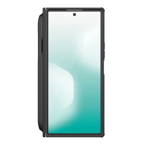 Etui Nillkin Super Frosted Shield Fold Magnetic na Samsung Galaxy Z Fold 7 kompatybilne z MagSafe z miejscem na S Pen - czarne