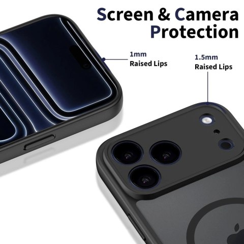 Etui Tech-Protect BasicMag MagSafe na iPhone 17 Pro - czarny mat