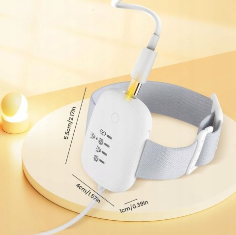 Bezprzewodowy alarm czujnik na moczenie nocne USB 3 tryby