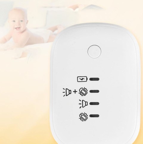 Bezprzewodowy alarm czujnik na moczenie nocne USB 3 tryby