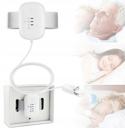 Bezprzewodowy alarm czujnik na moczenie nocne USB 3 tryby