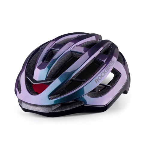 Kask rowerowy Rockbros HC-58C-M 55-58 cm - niebieski kameleon