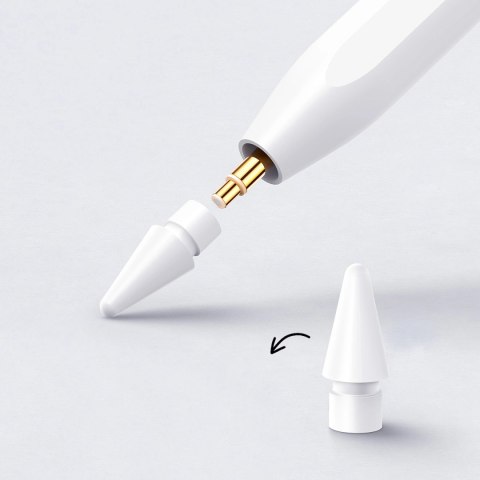 Rysik stylus aktywny Joyroom JR-X9S Pro z 2 wymiennymi końcówkami - biały