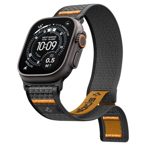 SPIGEN ATHLEX AIR 2 APPLE WATCH 8 / 9 / 10 / 11 / SE / ULTRA (44 / 45 / 46 / 49 MM) ACTIVE BLACK / ORANGE