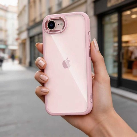 TECH-PROTECT MAGMAT IPHONE 16E / 17E SOFT PINK/CLEAR