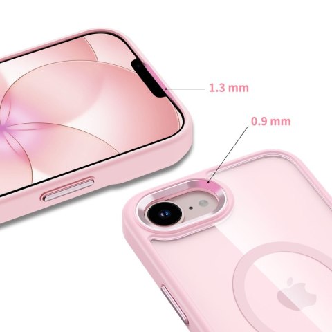 TECH-PROTECT MAGMAT MAGSAFE IPHONE 16E / 17E SOFT PINK/CLEAR