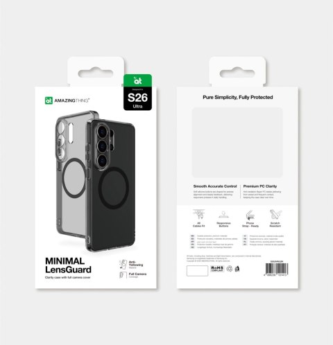 Etui AMAZINGTHING Minimal Mag Lens Case na Samsung Galaxy S26 Ultra - czarne