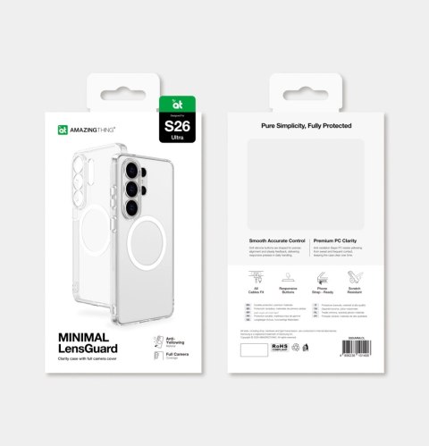 Etui AMAZINGTHING Minimal Mag Lens Case na Samsung Galaxy S26 Ultra - przezroczyste