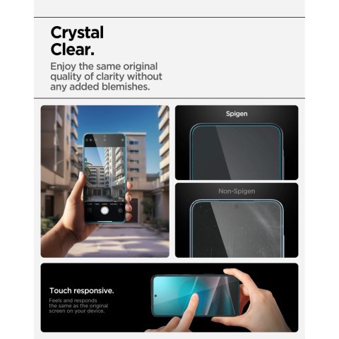 SZKŁO HARTOWANE SPIGEN GLAS.TR "EZ FIT HD" GALAXY A36 / A37 5G CLEAR
