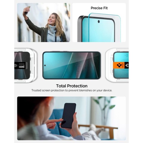 SZKŁO HARTOWANE SPIGEN GLAS.TR "EZ FIT HD" GALAXY A36 / A37 5G CLEAR