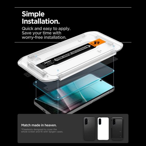 SZKŁO HARTOWANE SPIGEN GLAS.TR "EZ FIT HD" GALAXY A36 / A37 5G CLEAR