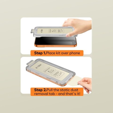 SZKŁO HARTOWANE TECH-PROTECT QUICK SET+ 2-PACK GALAXY S26 ULTRA BLACK