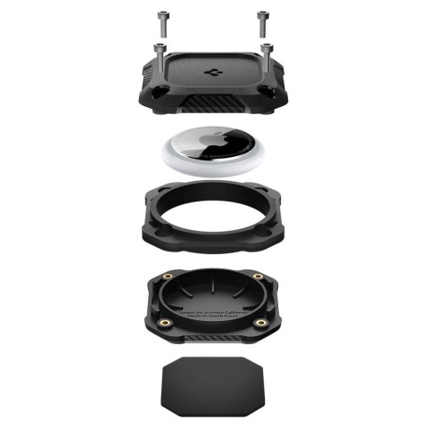 SPIGEN TOUGH ARMOR 4-PACK APPLE AIRTAG 1 / 2 BLACK