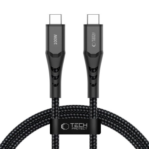 TECH-PROTECT UB11T ULTRABOOST TYPE-C CABLE PD 100W / QC3.0 100CM BLACK