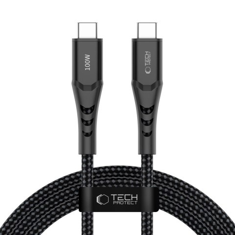TECH-PROTECT UB11T ULTRABOOST TYPE-C CABLE PD 100W / QC3.0 200CM BLACK