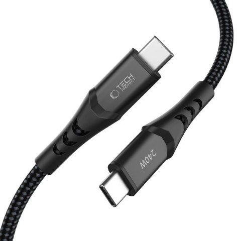 TECH-PROTECT UB11T ULTRABOOST TYPE-C CABLE PD 240W / QC3.0 200CM BLACK