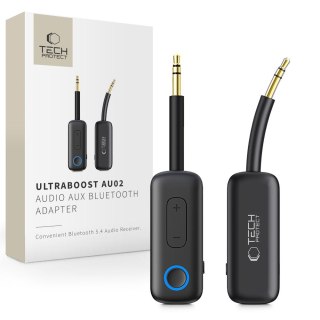 TECH-PROTECT ULTRABOOST AU02 AUDIO ADAPTER AUX BLUETOOTH 5.4 BLACK