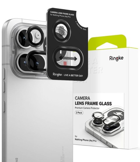 OSŁONA APARATU RINGKE CAMERA FRAME PROTECTOR 2-PACK NOTHING PHONE 4A PRO BLACK