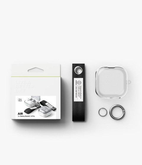 RINGKE AIR GALAXY BUDS 4 / 4 PRO CLEAR/BLACK