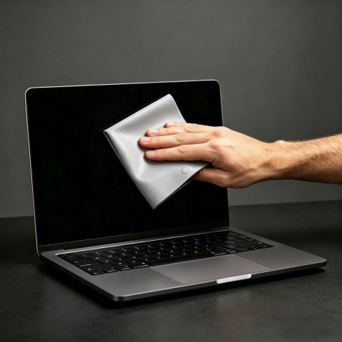 ŚCIERECZKA DO EKRANÓW TECH-PROTECT POLISHING CLOTH LAPTOP 13-14 GREY