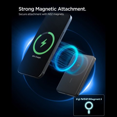 SPIGEN EA2205MQ ESSENTIAL MAGSAFE POWER BANK 5000MAH 22.5W QI2 BLACK