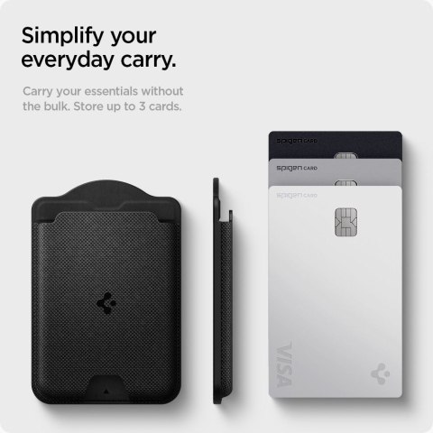 SPIGEN URBAN FIT WALLET MAGSAFE MAGNETIC CARD HOLDER GALAXY S BLACK