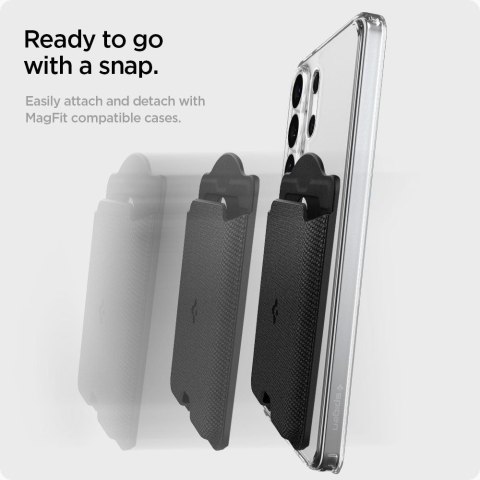 SPIGEN URBAN FIT WALLET MAGSAFE MAGNETIC CARD HOLDER GALAXY S BLACK