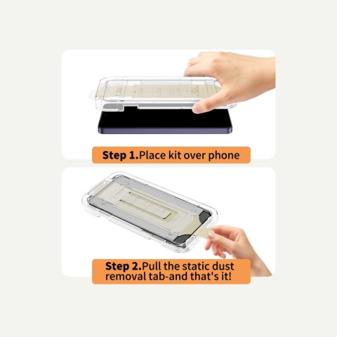 SZKŁO ANTYREFLEKSYJNE TECH-PROTECT QUICK SET AR+ GALAXY S26 BLACK