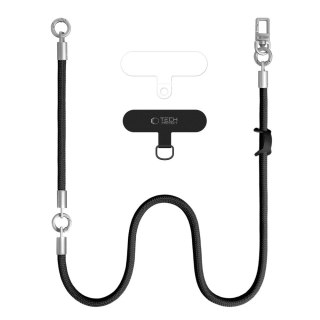 TECH-PROTECT C10S ROPE CROSSBODY & WRIST BLACK/TITANIUM